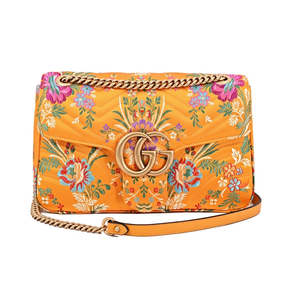 New Gucci Marmont GG Medium Shoulder Bag - Picture 1 of 8